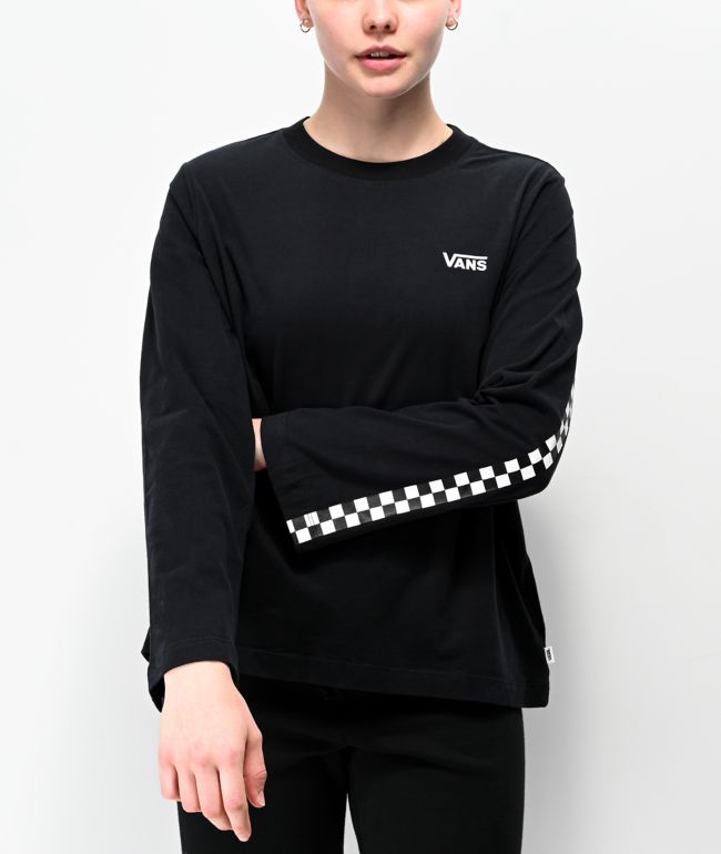 long sleeve checkered vans shirt
