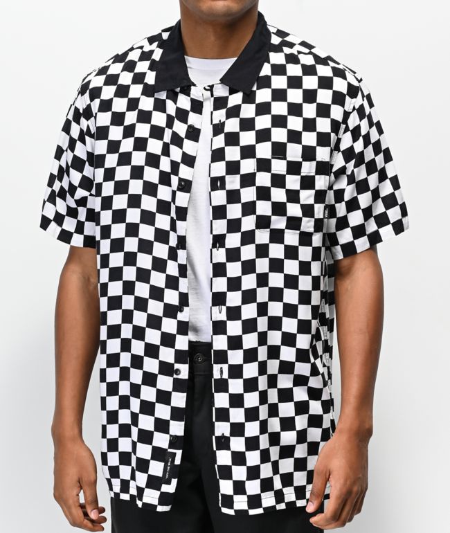 Vans checkered button up cheap