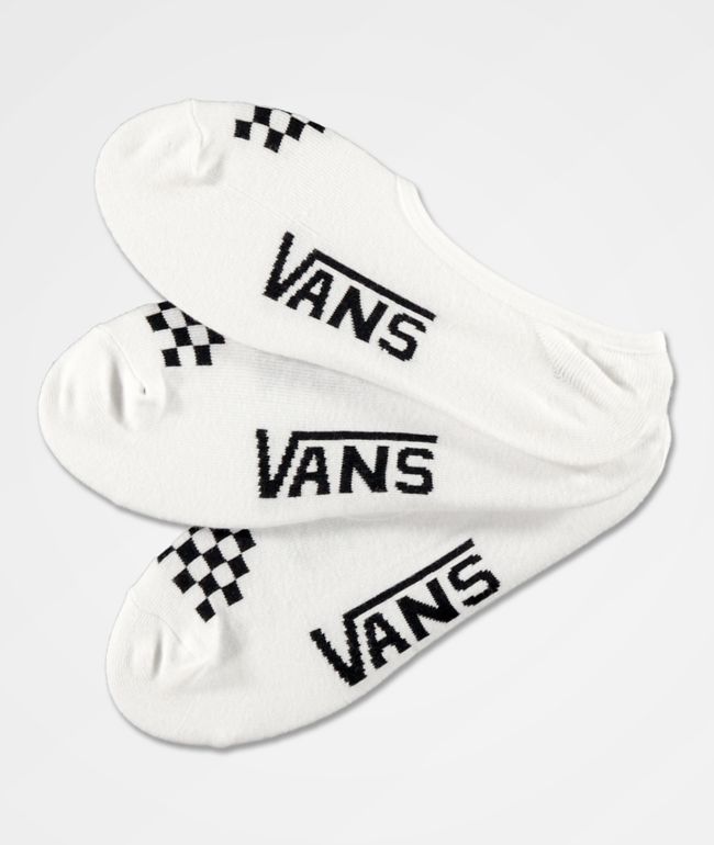 Vans Canoodle Classic White 3 Pack No Show Socks