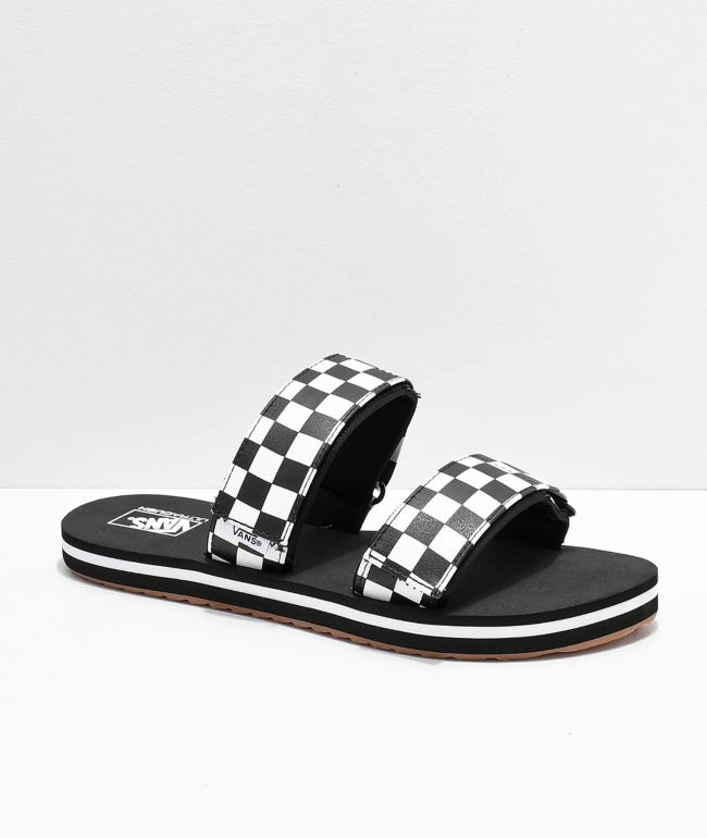 Vans Cayucas Checkerboard 2 Strap Slide 