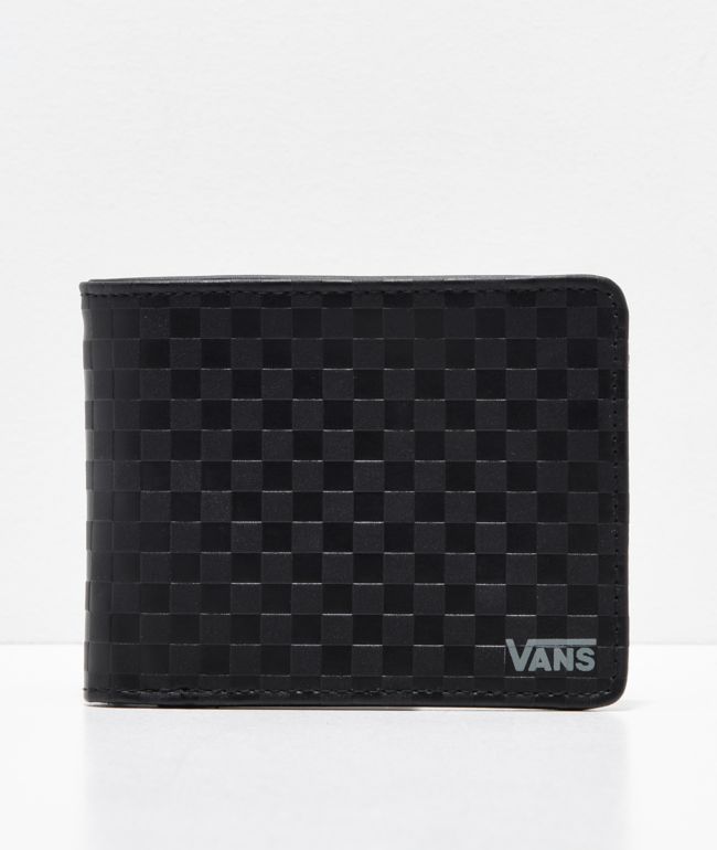 checkered vans wallet