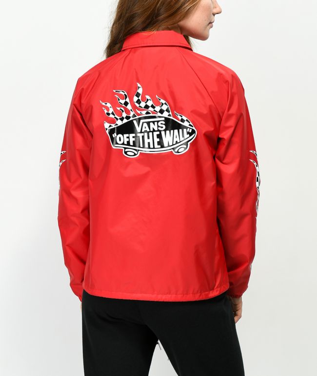 red checkerboard jacket