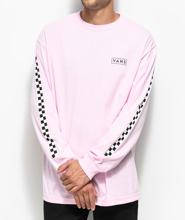 pink vans shirt womens