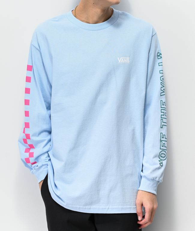 Vans Checkwork Blue Long Sleeve T-Shirt