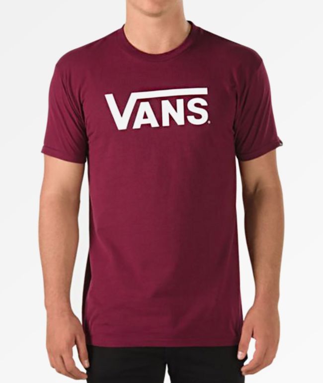 Uændret gradvist Spændende Vans Classic Burgundy T-Shirt | Zumiez.ca
