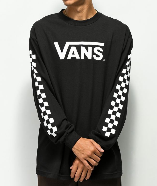 vans checkered long sleeve