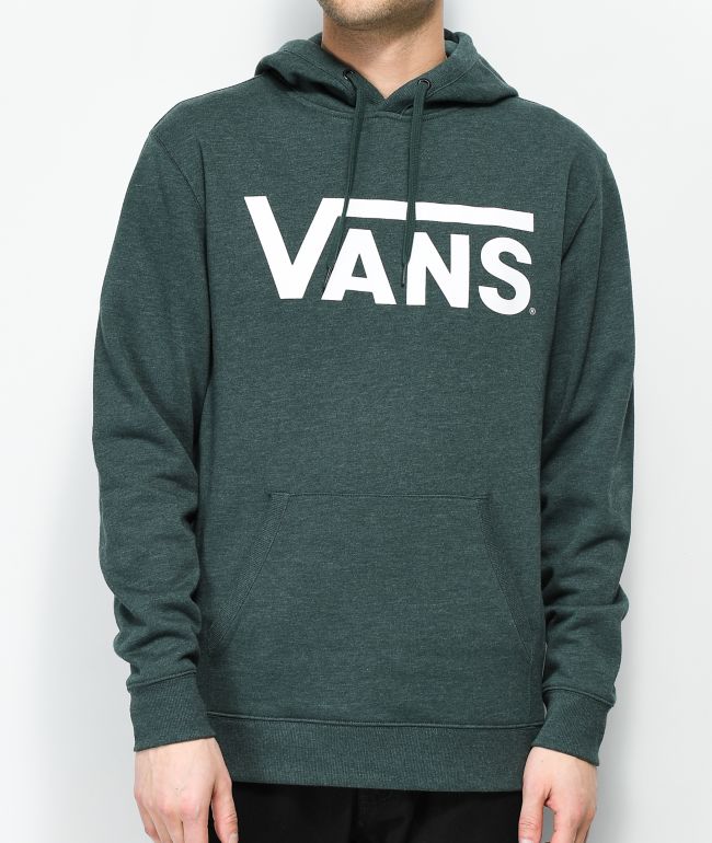 dark green vans hoodie