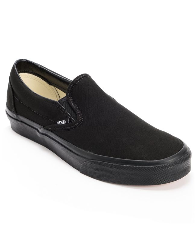 Vans negros de meter Clearance