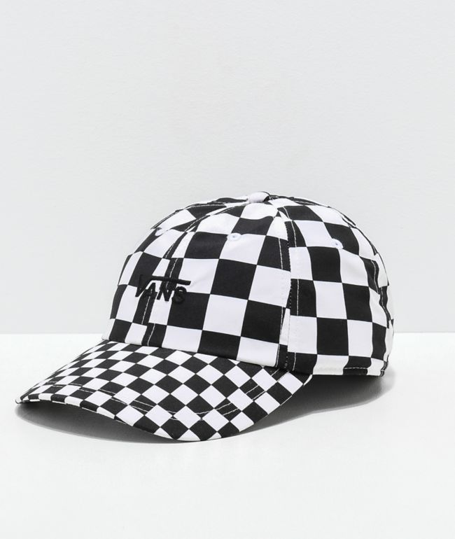 الحسد vans checkerboard hat 