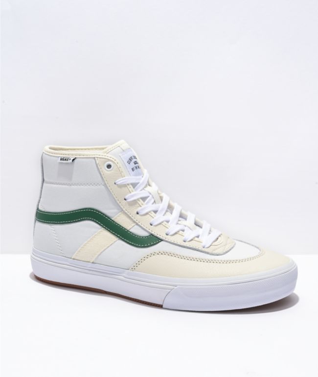 Vans Crockett High Bungee Cord & Black Skate Shoes
