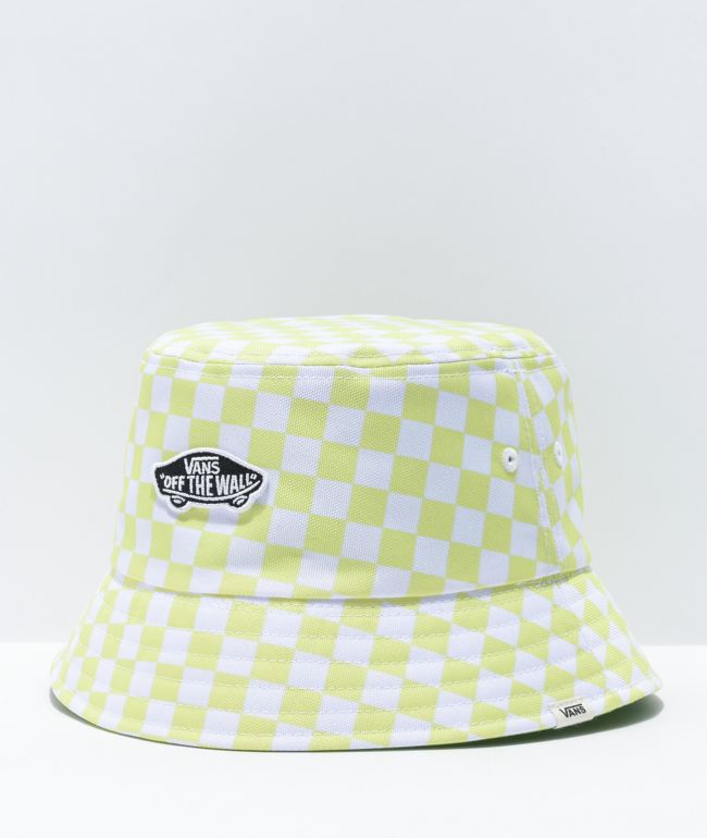 Vans Deluxe Hankley Green, White & Black Reversible Bucket Hat