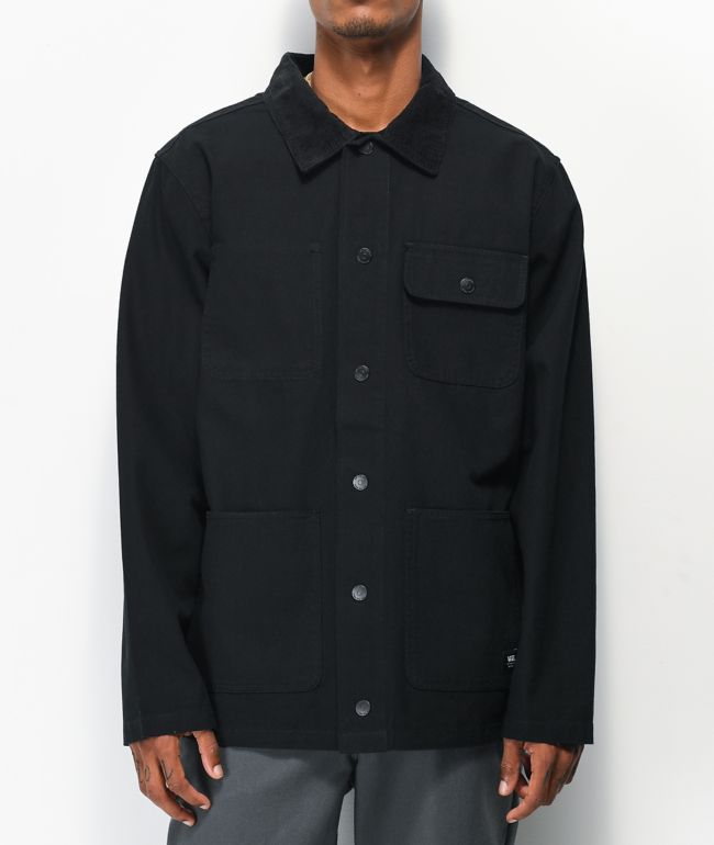 vans drill chore black jacket