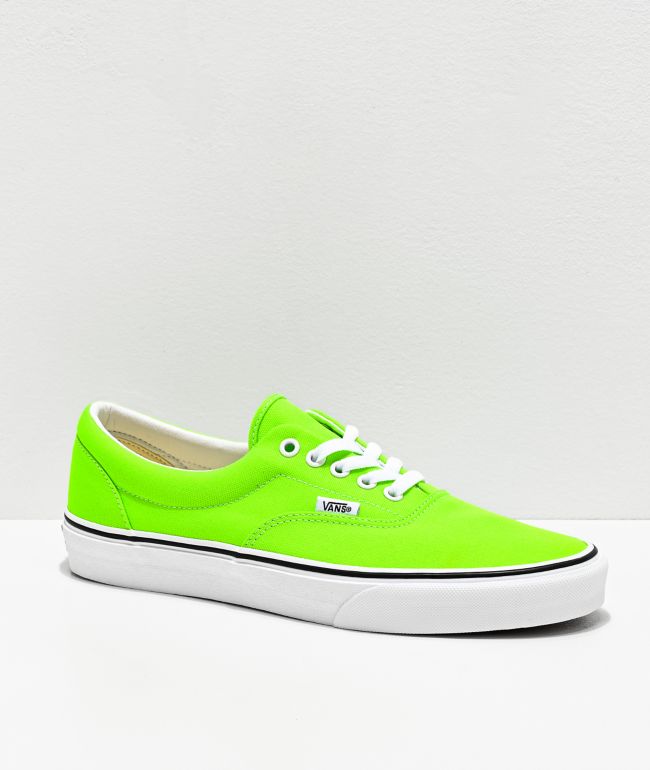 Vans Era Neon Gecko zapatos de skate verdes y blancos | Zumiez