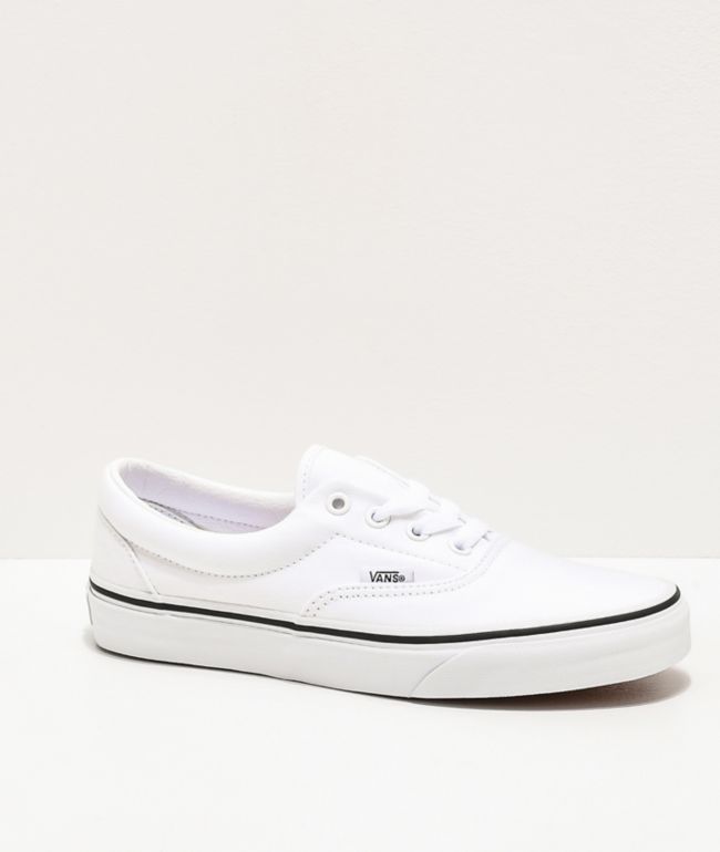 knoflook Sluiting Tijdens ~ Vans Era True White Skate Shoes