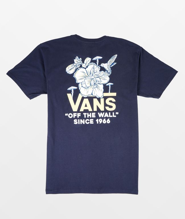 Vans Essential Floral Navy T-Shirt