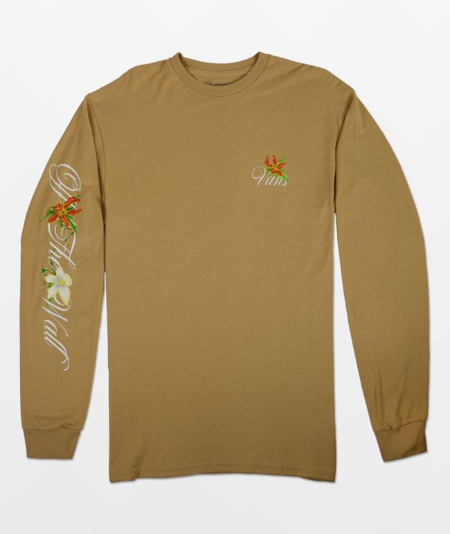 Vans Fatal Floral Taupe Long Sleeve T-Shirt
