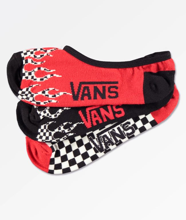 vans red checkered socks