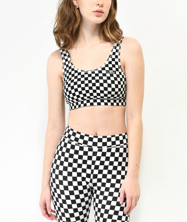 Vans Deco Flower Brami Black Sports Bra