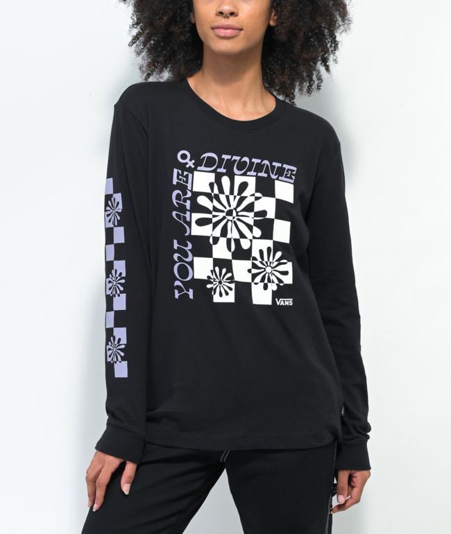 Vans International Women’s Day camiseta de manga larga negra
