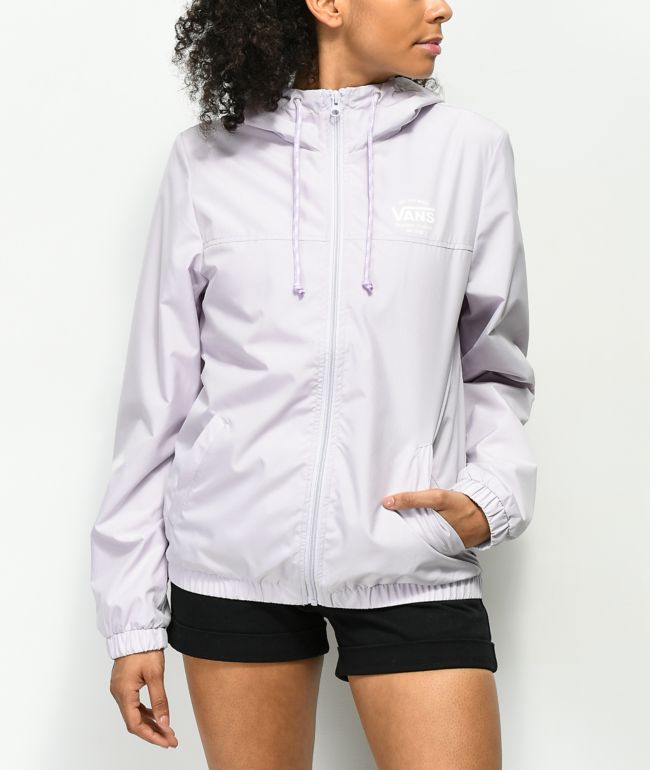 purple vans windbreaker