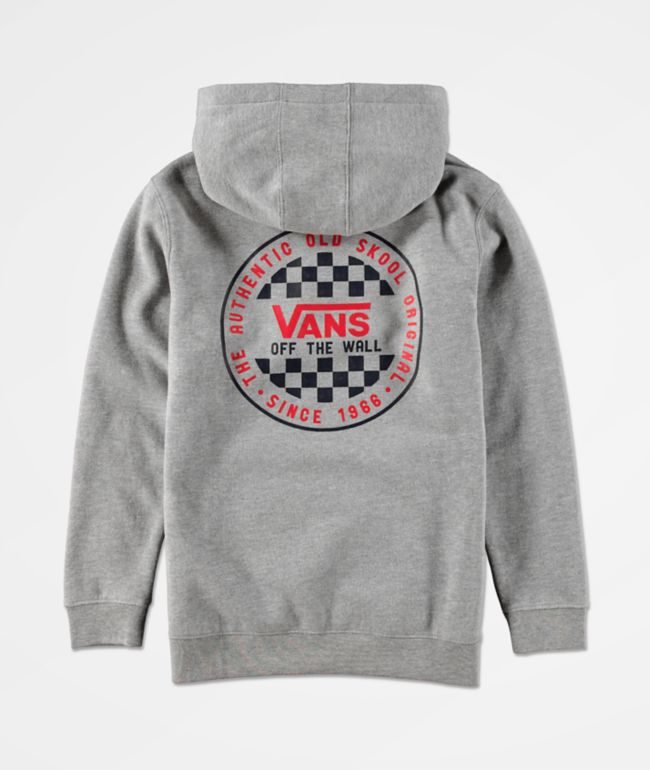 Vans OG Checkerboard Grey Hoodie