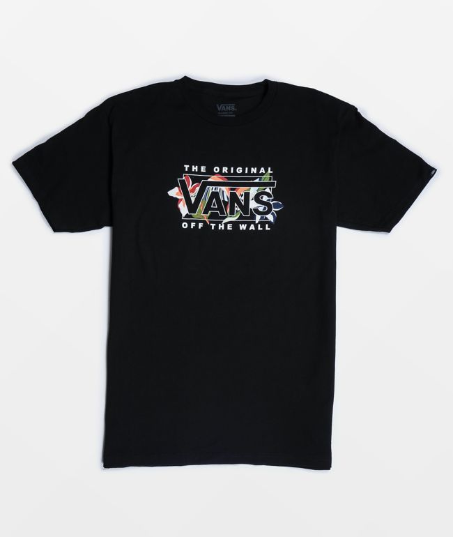 Vans Lucid Floral Black T-Shirt