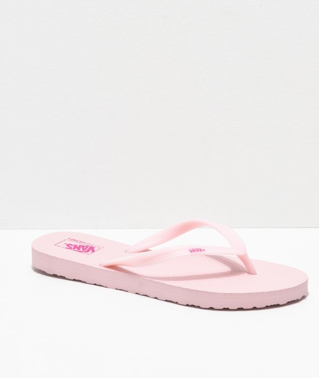 Vans pink sandals clearance