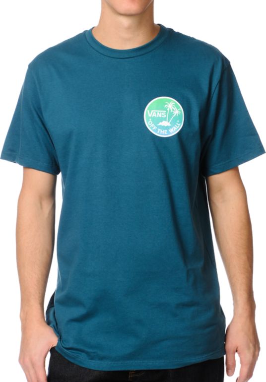 vans palm tree t shirt
