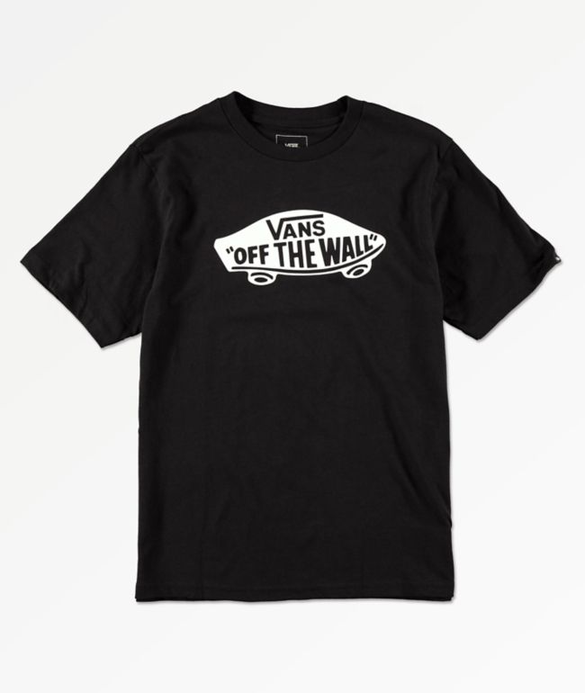 Off The Wall camiseta negra niños