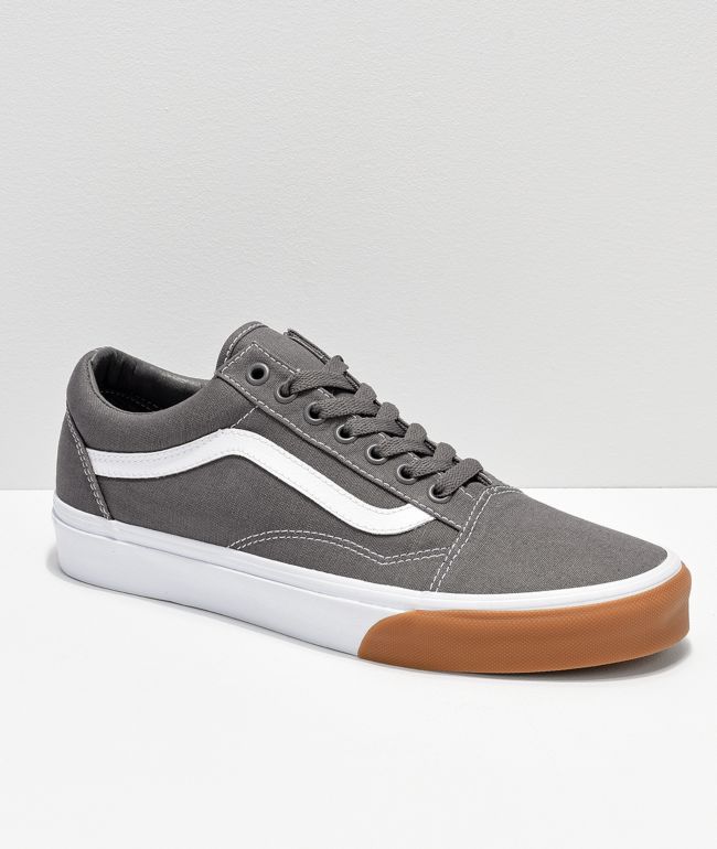Vans Old Skool Bumper zapatos de skate en gris y blanco Vans Old Skool Bumper zapatos de skate en gris y blanco