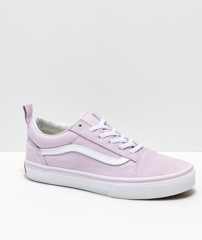 Vans Old Skool Elastic zapatos de skate de lavanda Vans Old Skool Elastic zapatos de skate de lavanda