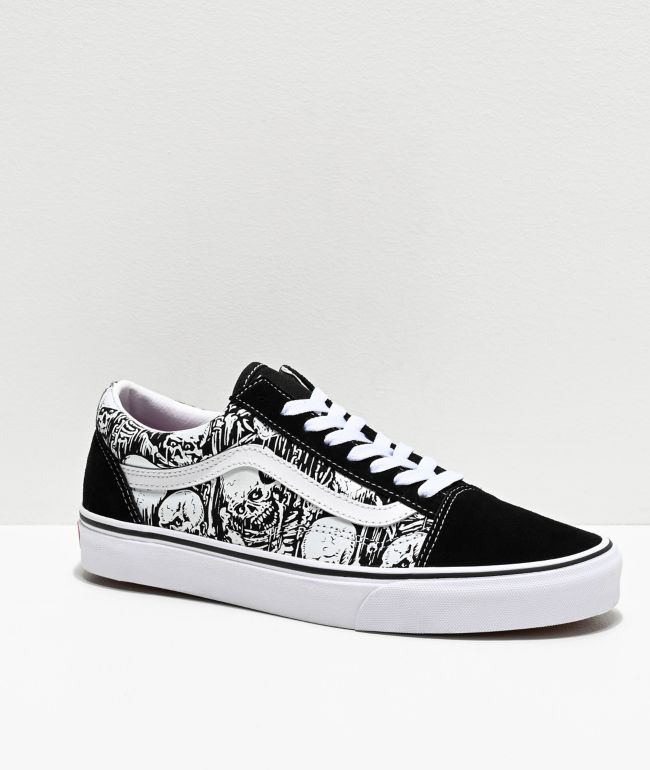 vans old skool black bone