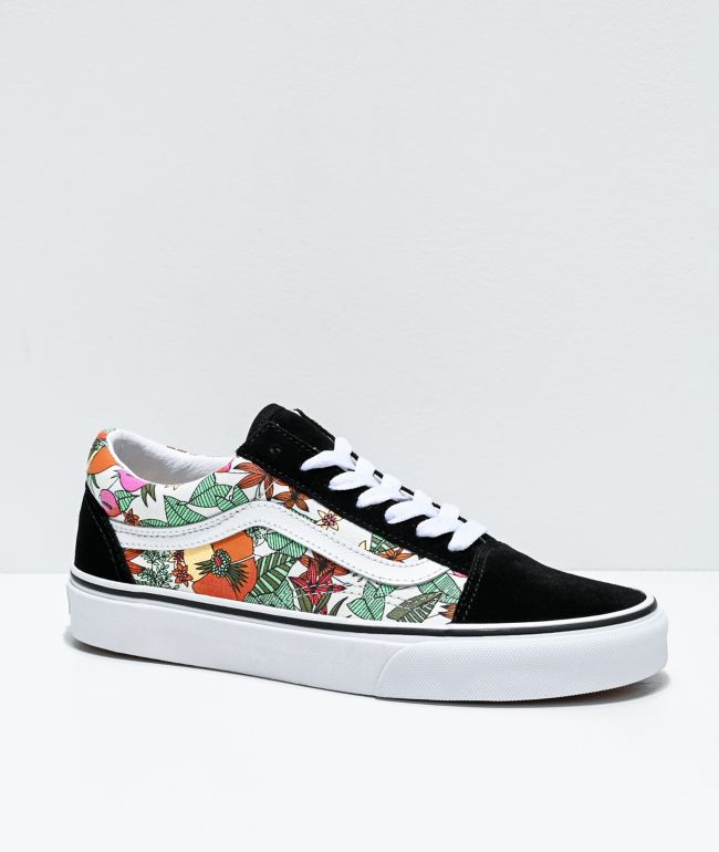 Vans Old Skool Tropic zapatos de skate multicolor, negros y blancos Vans Old Skool Tropic zapatos de skate multicolor, negros y blancos