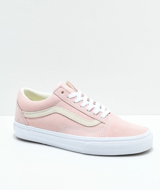 Vans Old Skool zapatos de skate en rosa claro y blanco نيتروجينا واقي شمس