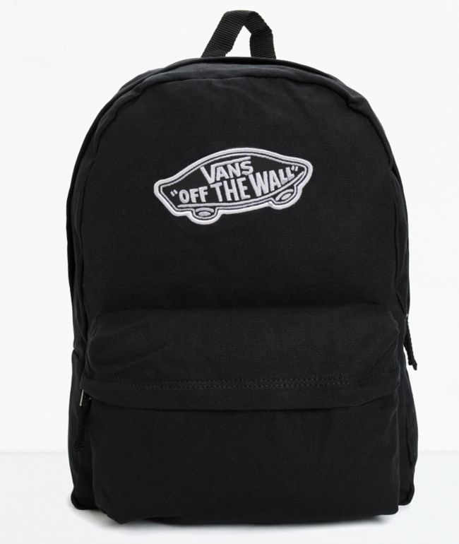 Arroyo Creación James Dyson Vans Realm Black Canvas Backpack