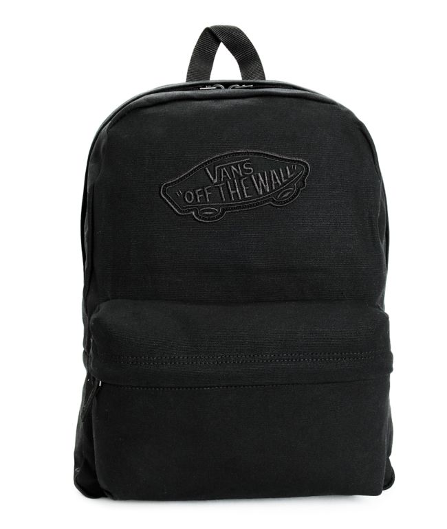 vans realm backpack onyx