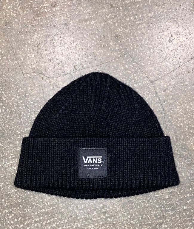 vans black beanie hat
