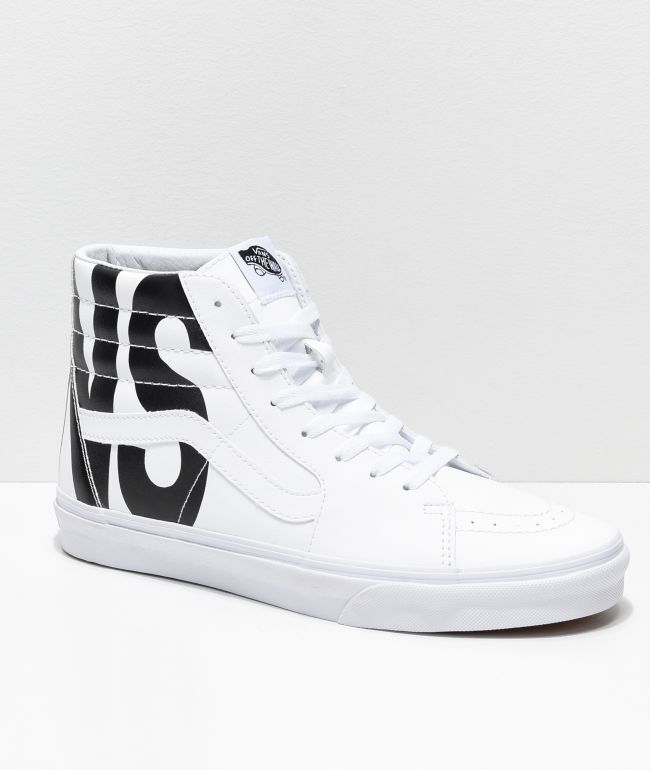 Vans sk8 hi blancas best sale