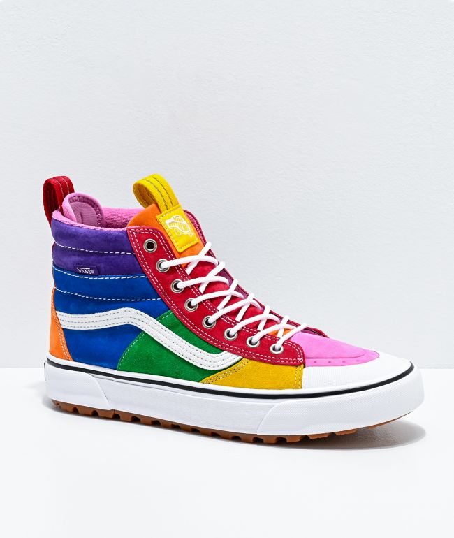 Sk8-Hi MTE DX Rainbow Colorblock Shoes | Zumiez