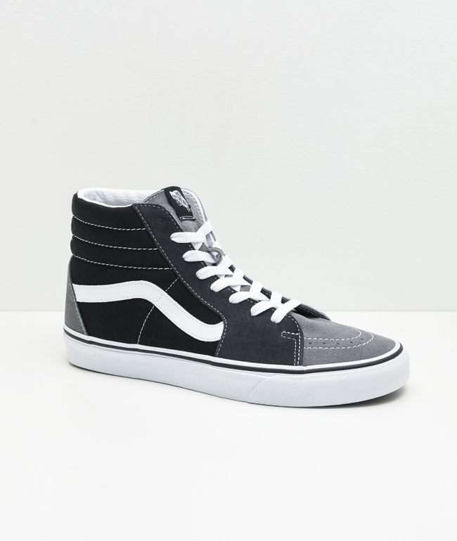 aankunnen verloving top Vans Sk8-Hi Mix & Match Black, White & Grey Skate Shoes