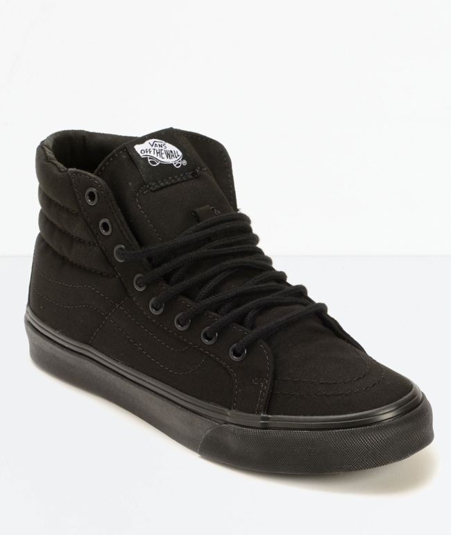 Vans Sk8-Hi Slim Black Shoes | Zumiez.ca