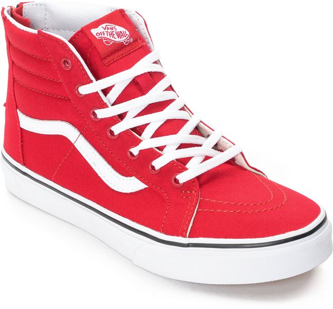 red vans zipper