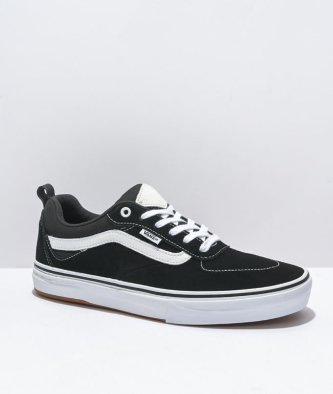 Vans Black, White & Gum Skate Shoes
