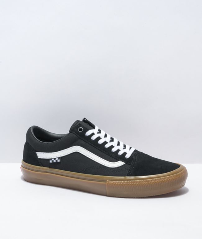 Vans Skate Black, White & Gum Skate Shoes