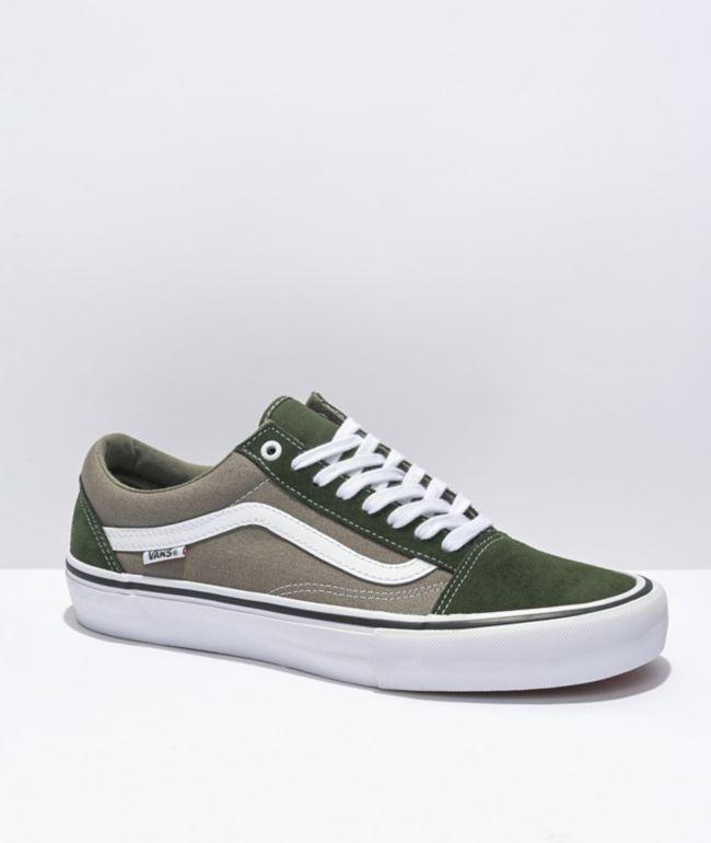 monteren wortel Verdampen Vans Skate Old Skool Forest Green Skate Shoes