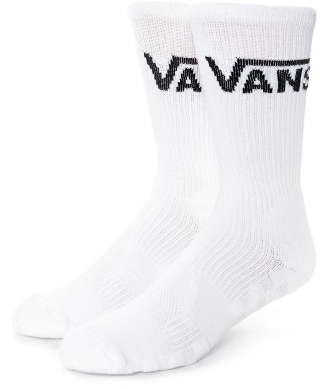 Vans Skate White Crew Socks | Zumiez