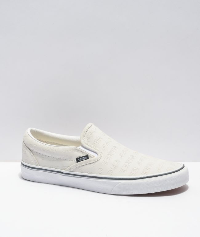 Vans Slip-On Deboss OTW True White Shoes Zumiez