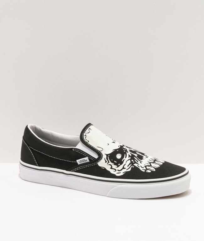 Vans Slip-On Glow-In-The-Dark Skull 