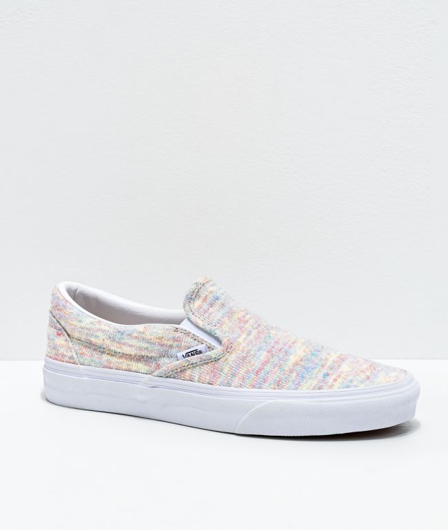 Vans Slip-On Jersey Rainbow Skate Shoes 