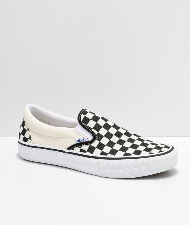 White Checkerboard Skate Shoes | Zumiez.ca